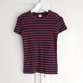 Photo T-shirt marinière Petit bateau taille 18 ans = ok 14/16 ans 