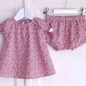 Photo Robe + bloomer Absorba 3 mois